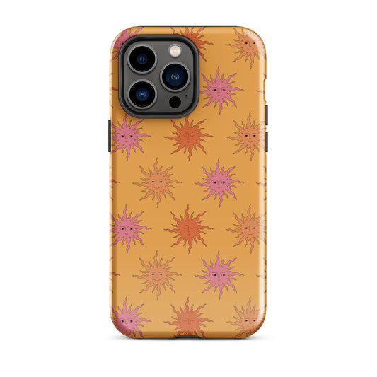 Yellow Sun iPhone Case
