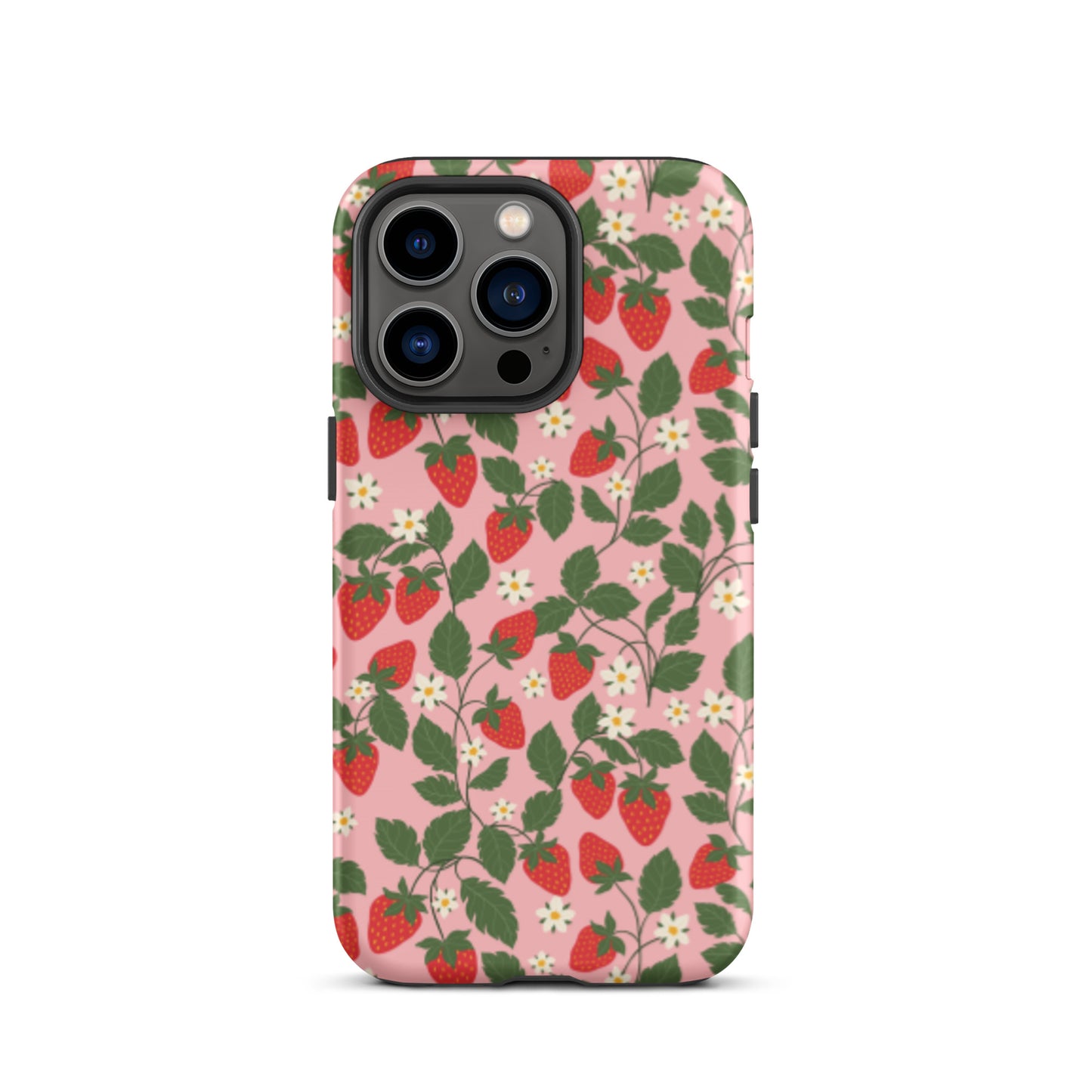 Pink Strawberry Cell Case