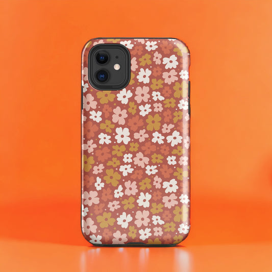 Retro Flowers iPhone Case