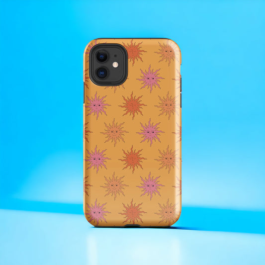 Yellow Sun iPhone Case