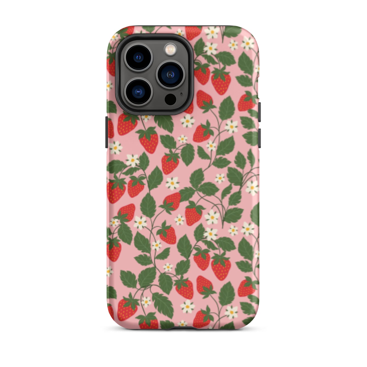 Pink Strawberry Cell Case